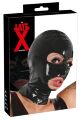 Чорна маска виконана з якісного латексу з приємним блиском  2920050 Late X Mask Black