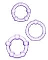 Набор эрекционных колец Stay hard, CN-330300012 Purple