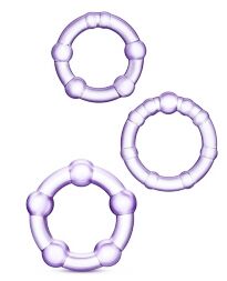 Набір ерекційних кілець Stay hard, CN-330300012 Purple