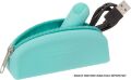 Сумка для хранения секс-игрушек PowerBullet - Silicone Zippered Bag Teal 