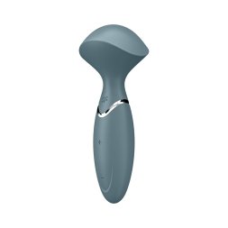 Универсальный компактный мощный массажер Satisfyer Mini Wand-er серый