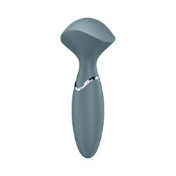 Универсальный компактный мощный массажер Satisfyer Mini Wand-er серый