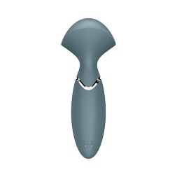 Универсальный компактный мощный массажер Satisfyer Mini Wand-er серый