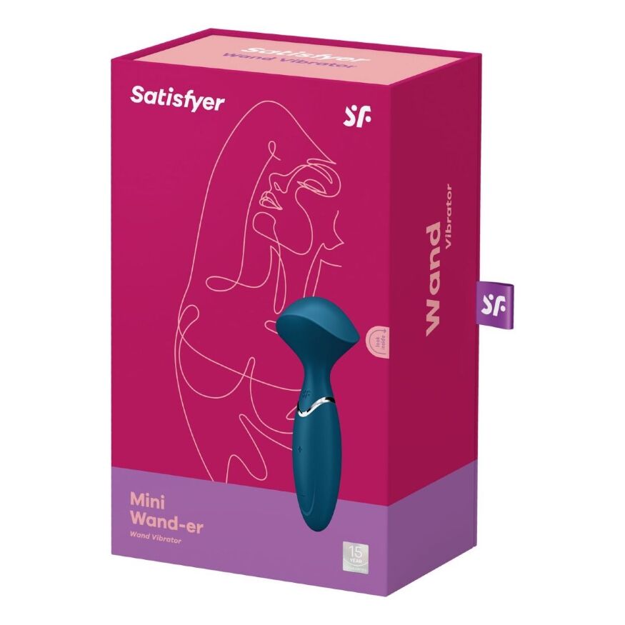 Універсальний компактний масажер Satisfyer Mini Wand-er сірий