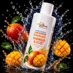 2в1 лубрикант та масажний гель - MyLove Aroma Series Intim&Massage Mango, 300 мл
