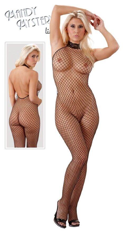 Бодістокінг - 2311500 NO:XQSE Net Catsuit Black - M/L