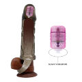 Насадка на член с вибрацией  - Pretty Love Carson Vibrating Penis Sleeve Black