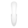 Оригінальний вібростимулятор 2в1 в незвичній формі літери G- Satisfyer G For Goddess 1 White
