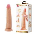 Фаллоимитатор реалистик, гибкий Pretty Love Kable с подвижной кожей, телесный, 21 х 3.7 см