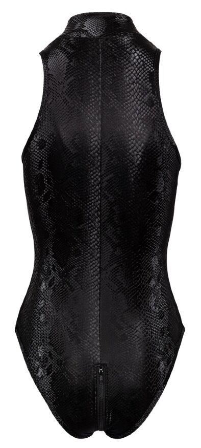 Спокусливе боді приталеного крою з ефектом другої шкіри. 2643111 Cottelli Collection Body Snake - black - M