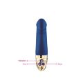Вібратор Mystim Real Deal Neil Blue, потужний мотор, 8 режимів