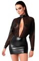 Сукня Noir Handmade F348 Powerwetlook and tulle dress - 3XL