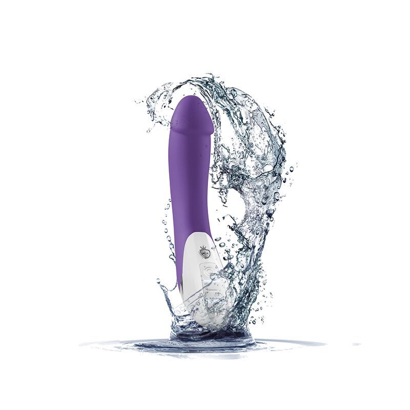 Потужний вібратор Mystim Terrific Truman Purple з двома моторами і вираженою головкою