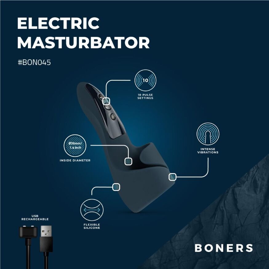 Мастурбатор відкритого типу Boners Electric Masturbator
