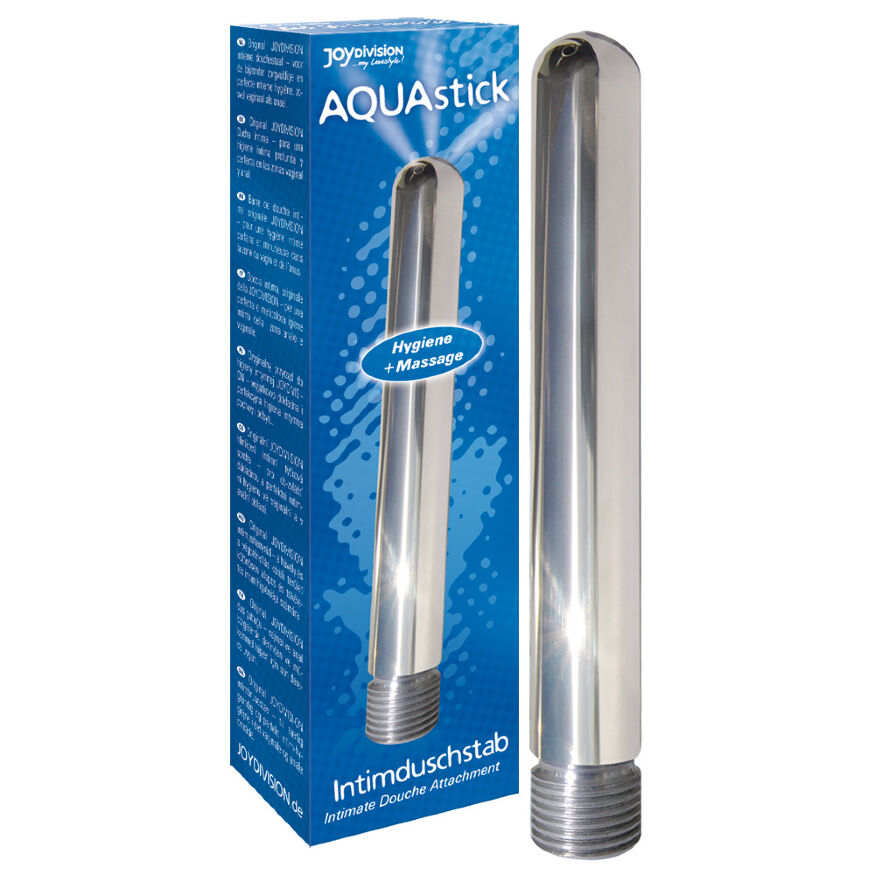 Насадка - анальный душ для гигиенической чистки Joy Division Aluminium Intimate Douche, серебристый