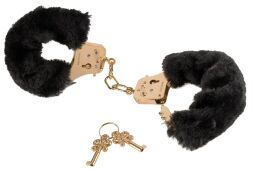 Наручники FFS Gold Deluxe Furry Cuffs