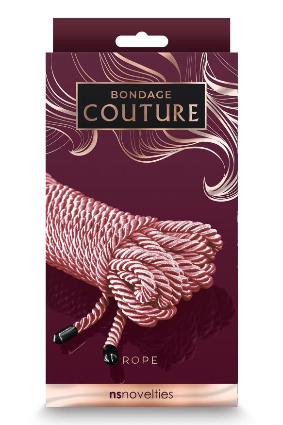 Веревка для бондажа NS Novelties BONDAGE COUTURE ROSE GOLD