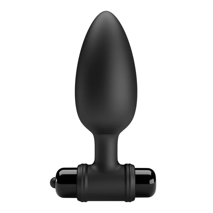 Анальна пробка каплевидної форми в анатомічному дизайні - Pretty Love Vibra Butt Plug II Black
