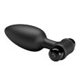 Анальна пробка каплевидної форми в анатомічному дизайні - Pretty Love Vibra Butt Plug II Black