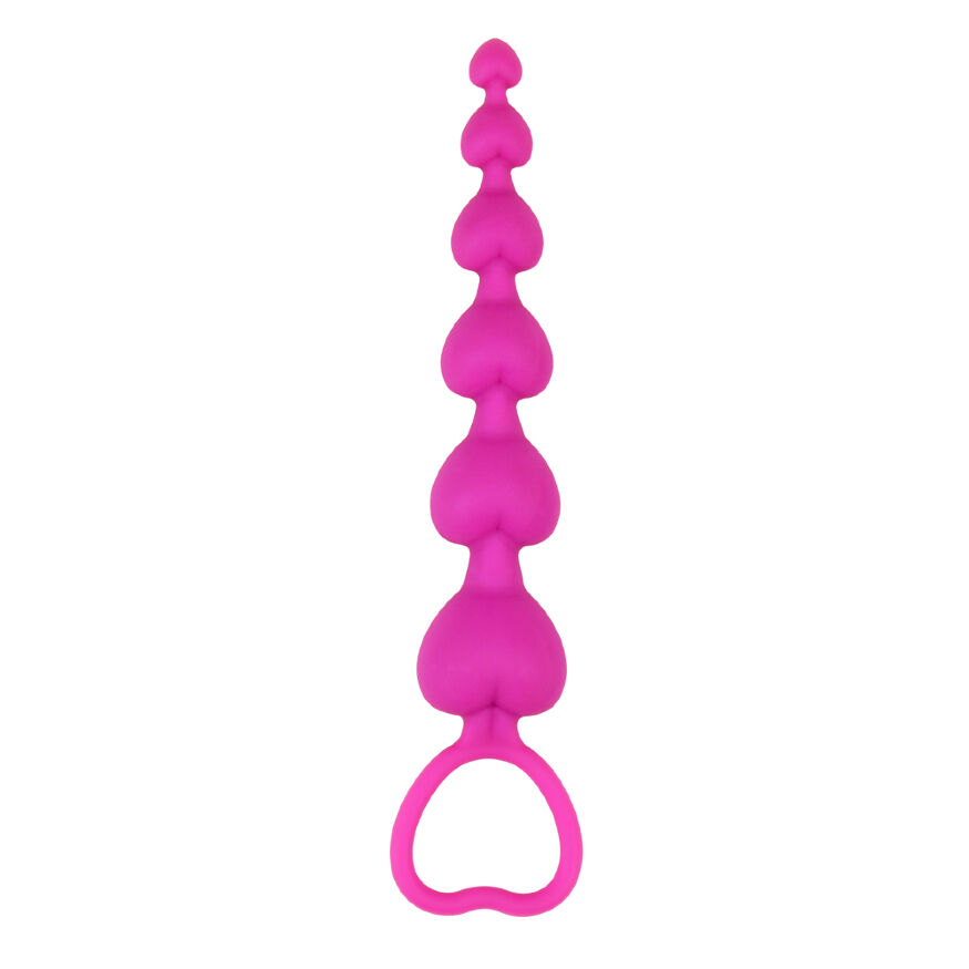 Анальная цепочка сердечки Heart Booty Beads Chisa