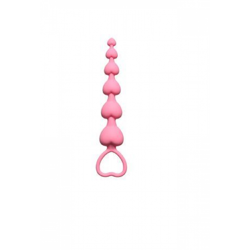 Анальная цепочка сердечки Heart Booty Beads Chisa