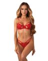 Комплект Obsessive Matildea 2-pcs crotchless set S/M