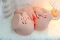 Мастурбатор-полуторс Naked Factory BARBIE, вагина + анус, 2 канала, очень реалистичный, сквозной