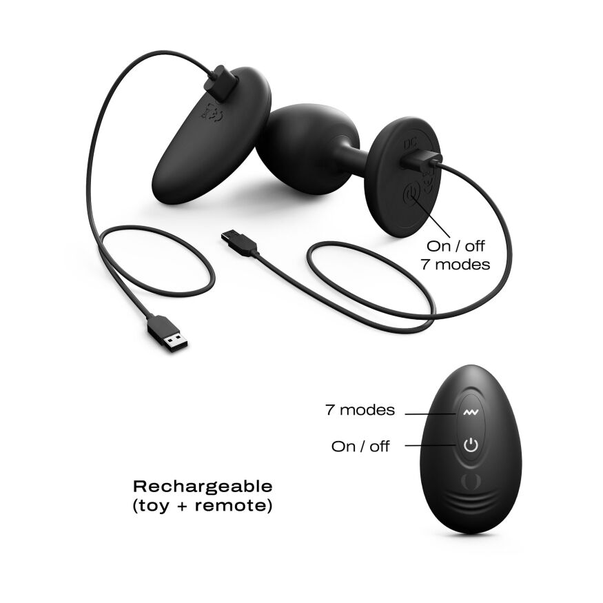 Анальная вибропробка Dorcel GEISHA PLUG INFINITE M
