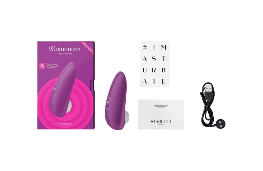 Вакуумный клиторальный стимулятор Womanizer Starlet 3 VIOLET (повреждена упаковка!!!)