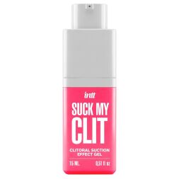 Смоктайзер для клитора Intt Suck My Clit Wild Strawberry (15 мл), клубника, гель с эффектом посасывания