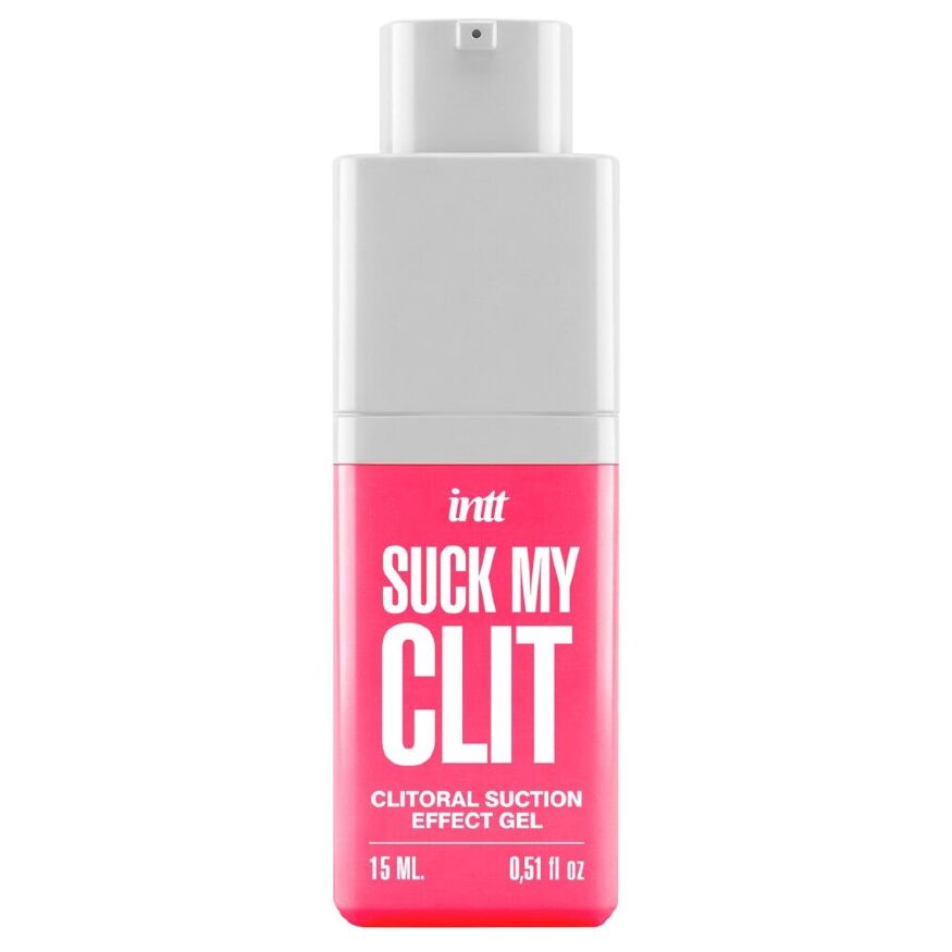 Смоктайзер для клитора Intt Suck My Clit Wild Strawberry (15 мл), клубника, гель с эффектом посасывания