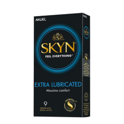 Презервативы безлатексные (полиизопрен) Skyn Extra Lubricated, с дополнительной смазкой, 9 шт
