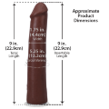 Фаллоимитатор Doc Johnson The Realistic Cock ULTRASKYN - 9 Inch Chocolate