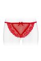 Трусики-стрінги з перлинною ниткою Fashion Secret KATIA Red