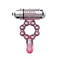 Эрекционное кольцо с вибрацией " Pleasure Tongue Ring " BI-014075