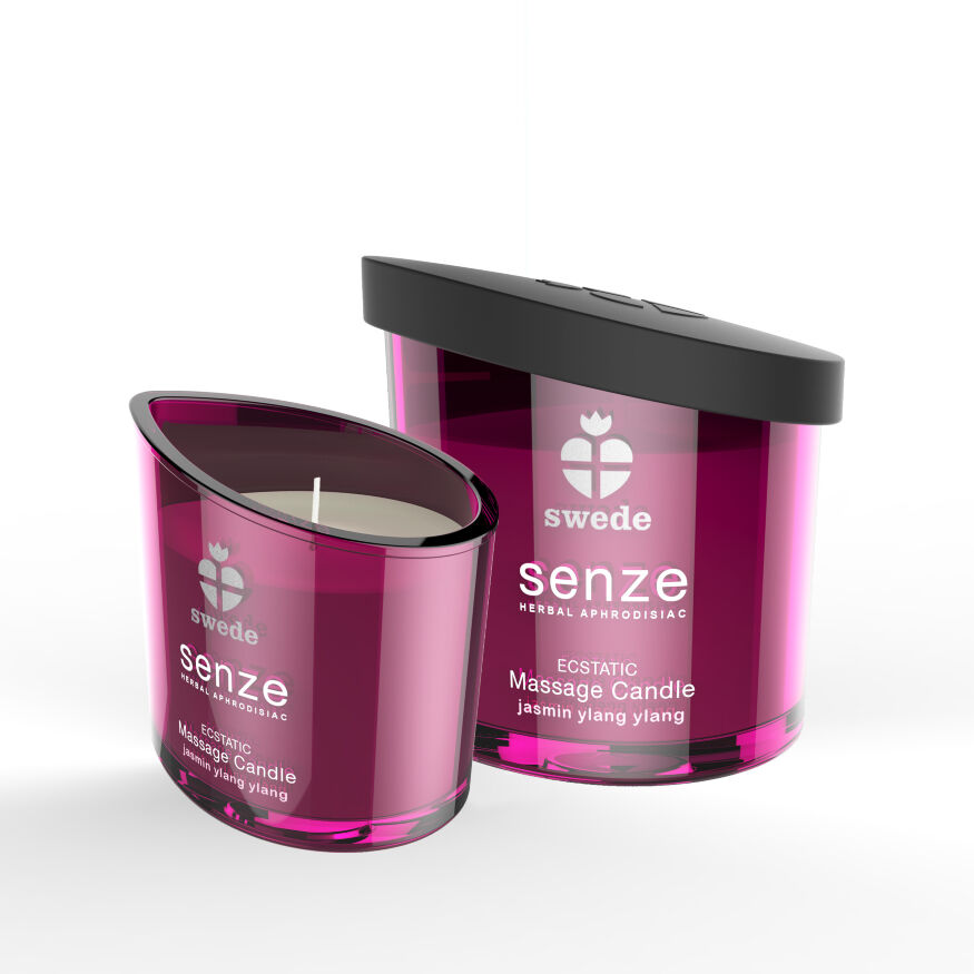 Масажна свічка - Swede Senze Ecstatic Jasmine Ylang Ylang, 50 мл
