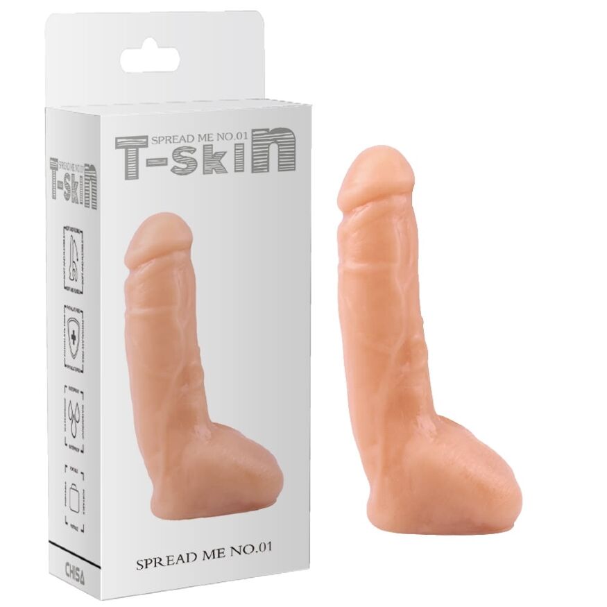 Фаллоимитатор Spread Me No.02 T-Skin Dildo 8 " 20,5 см/4,2 см Chisa