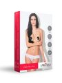 Трусики с разрезом с юбкой белые LeFrivole XS/S, 40-42