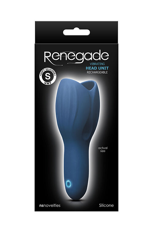Вибратор для головки полового члена RENEGADE HEAD UNIT BLUE