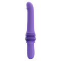 Вібратор з фрикціями Pretty Love Pazuzu Thrusting, фіолетовий, 29.2 х 3.2 см