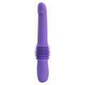 Вібратор з фрикціями Pretty Love Pazuzu Thrusting, фіолетовий, 29.2 х 3.2 см