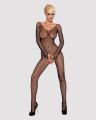 Соблазнительный бодистокинг Obsessive N109, черный S/M/L
