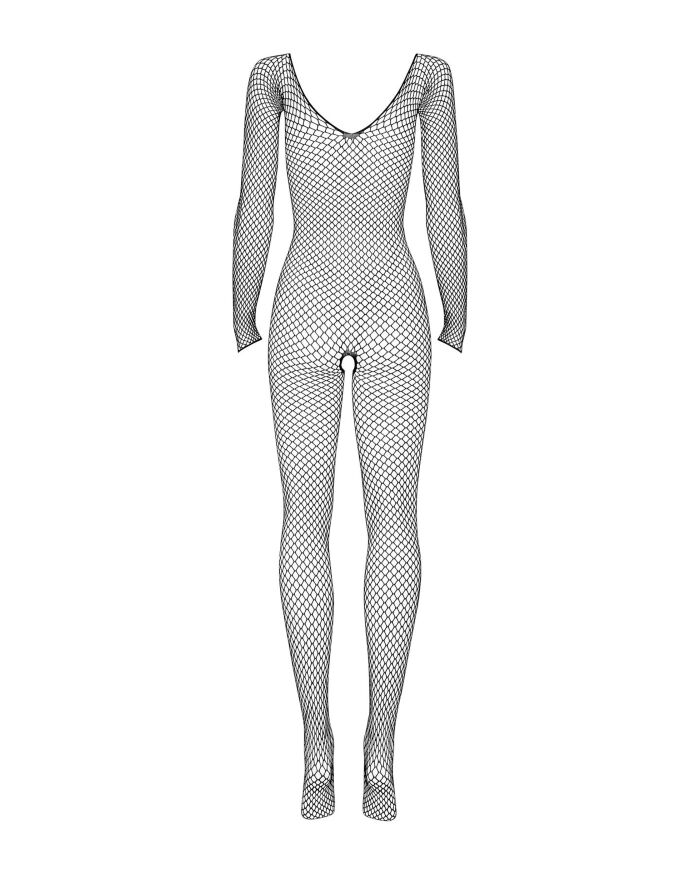 Соблазнительный бодистокинг Obsessive N109, черный S/M/L