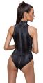 Спокусливе боді приталеного крою з ефектом другої шкіри 2643111 Cottelli Collection Body Snake - black - L
