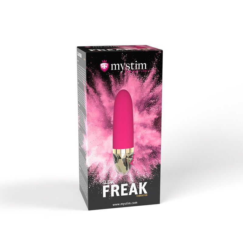 Мини-вибратор перезаряжаемый Mystim Sleak Freak Pink