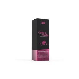 Съедобный лубрикант для орального секса - Intt Cotton Candy Massage Gel, 30 мл