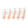 Реалістичний фалоімітатор Strap-On-Me Sliding Skin Realistic Dildo Vanille XL, ефект рухливої шкіри