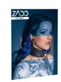 Ошейник из натуральной кожи с металлическим кольцом ZADO, черный, S/M