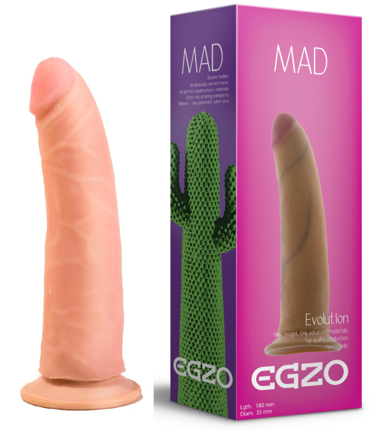 Фалоімітатор EGZO Ciberskin D001 (18 см х 3,5 см)