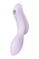 Подвійний вібратор із вакуумною стимуляцією Satisfyer Curvy Trinity 2 violet